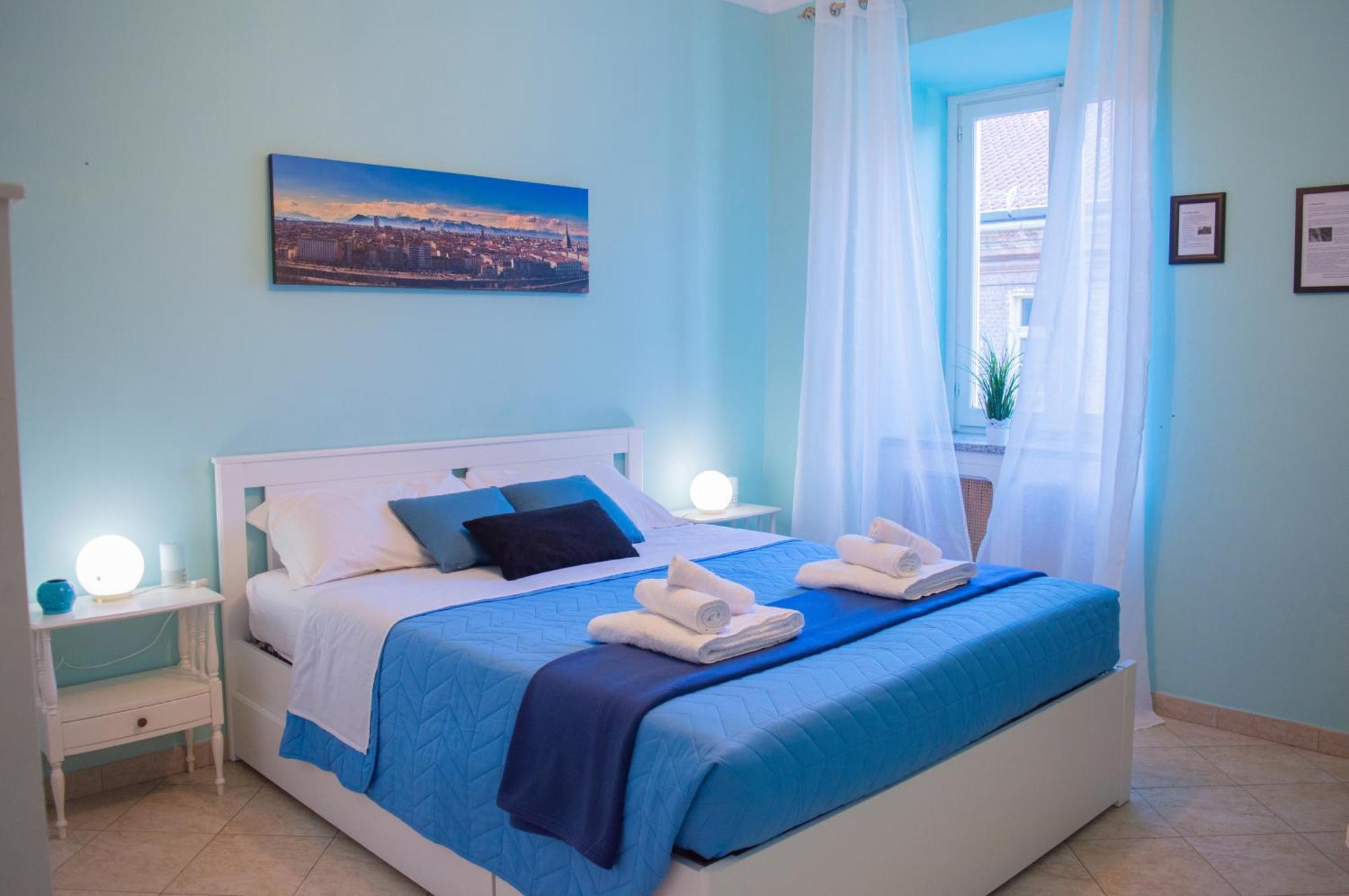 H7 Attico Blu Quadrilatero Romano Pochi Passi Dal Museo Egizio Apartment Turin Luaran gambar