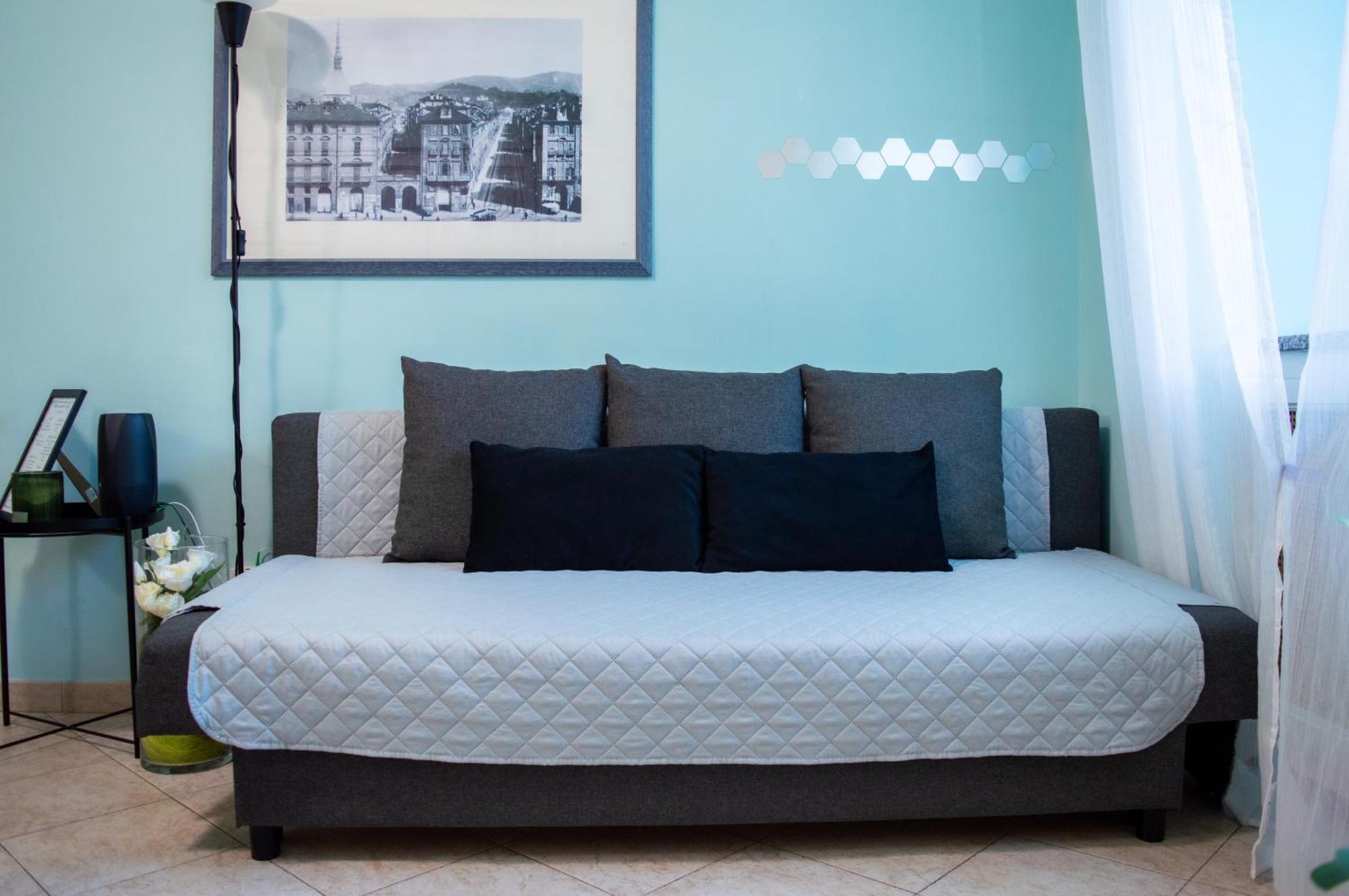 H7 Attico Blu Quadrilatero Romano Pochi Passi Dal Museo Egizio Apartment Turin Luaran gambar